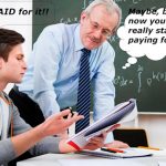 A teacher and student discuss math, highlighting the issue of contract cheating in education.